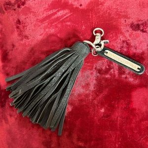 Monserat De Lucca Fringe Key Chain Leather